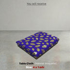 Blue Singhasan Decoration Set for Ganesh Chaturthi | | Self Assemble Decoration Set | 200cm x150cm size