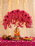 Hanging Heaven Circular Metal Backdrop | Ganesh Chaturthi