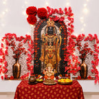 Ram Lalla | Premium Digital Photography Backdrop with FREE Decoration Kit | Ganesh Chaturthi