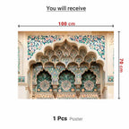 Turquoise Palace Arc Theme | Ganesh Chaturthi Decoration Backdrop