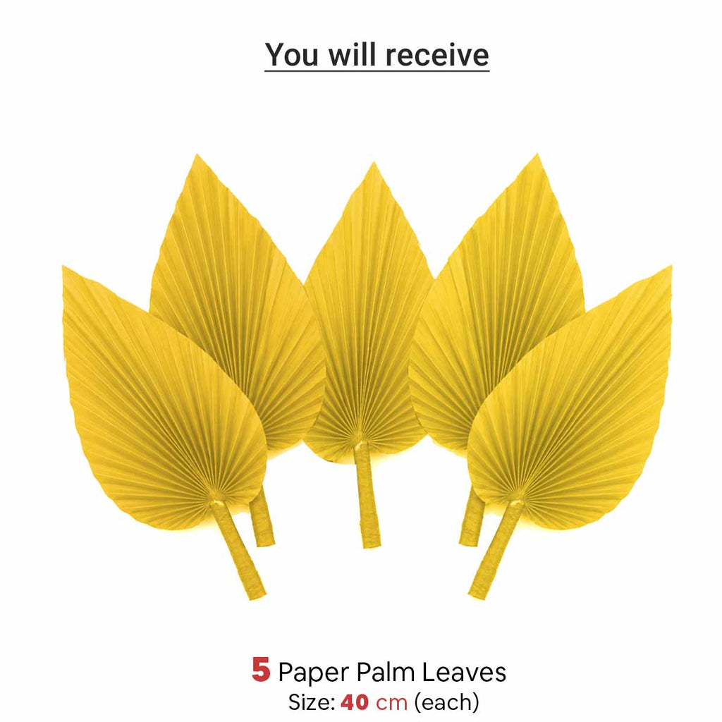 Satin Palm Elegance Ganesh Backdrop | Ganesh Chaturthi
