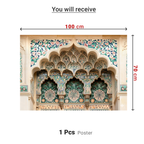 Turquoise Palace Arc Theme | Ganesh Chaturthi Decoration Backdrop