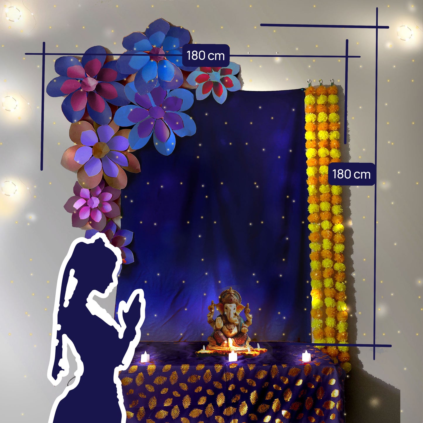 Set of Kailash Blue