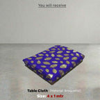 Blue Singhasan Decoration Set for Ganesh Chaturthi | Self Assemble Decoration Set | 200cm x150cm size